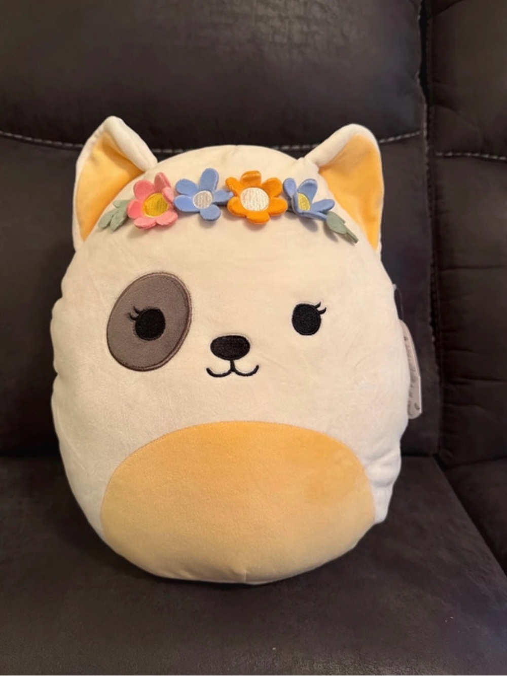 NWT Squishmallows “Rupi” Plush Floral Puppy